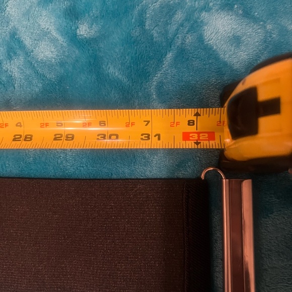 Black belt with silver hardware. - Picture 3 of 5